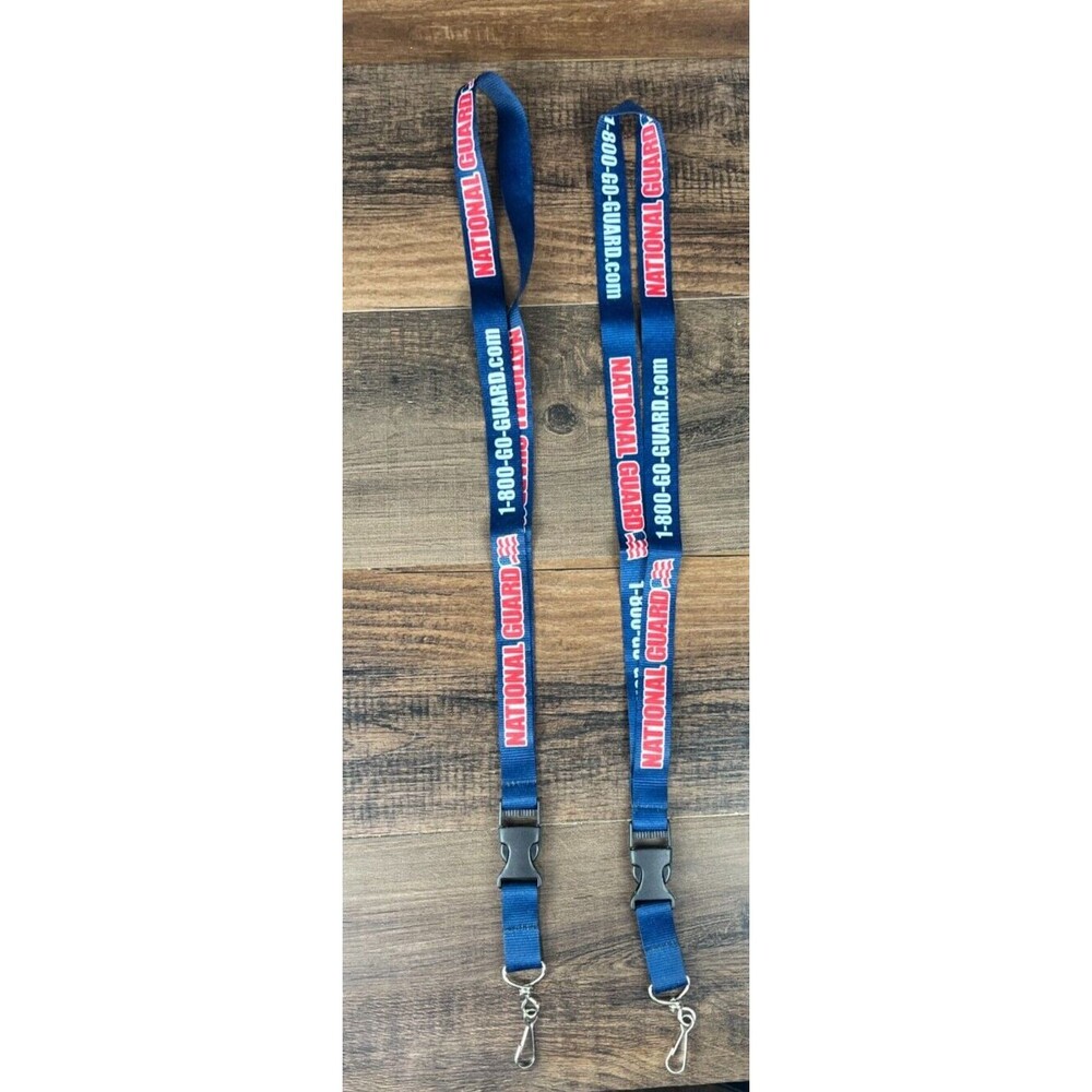 2 Army National Guard Blue Lanyard Military